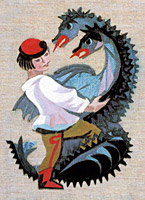 Marie Zábranská - textilní koláže Marie Zábranská - textilní koláže