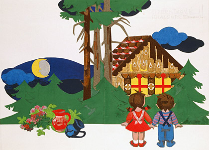 Marie Zábranská - papírové koláže Marie Zábranská - papírové koláže